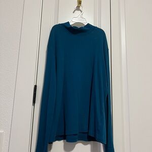 Karen Scott Teal Casual Top